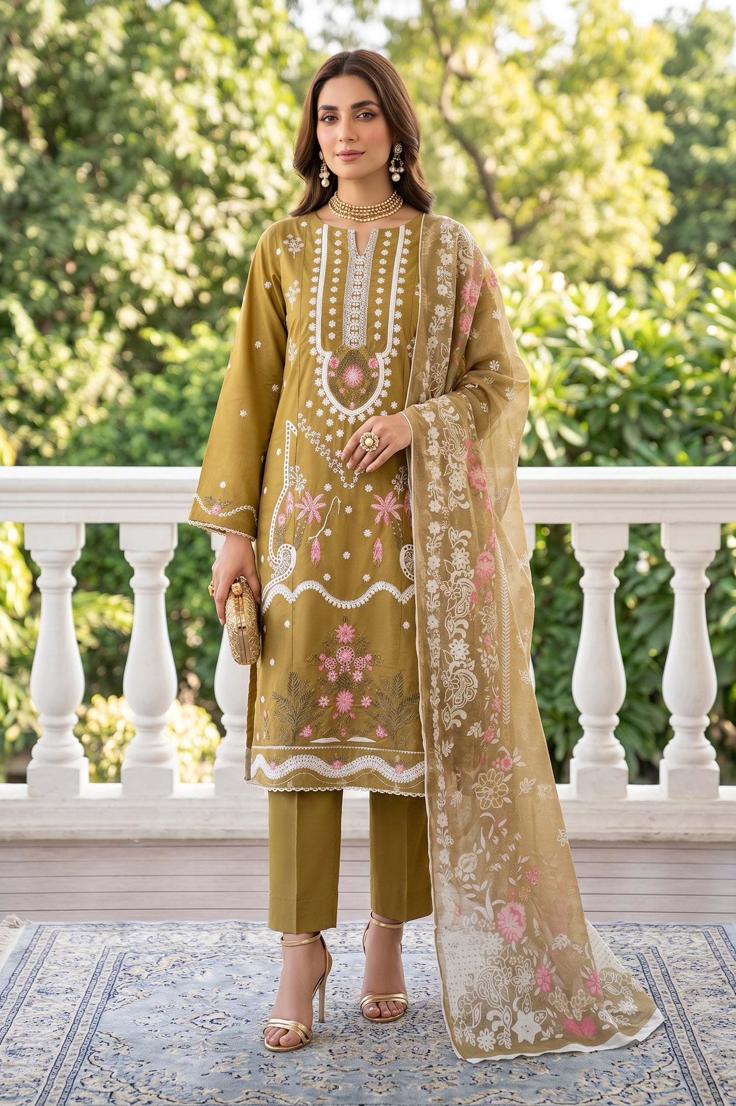 Naqsh-E-Jahan By Anaya Noor Fully Embroidered 3PC