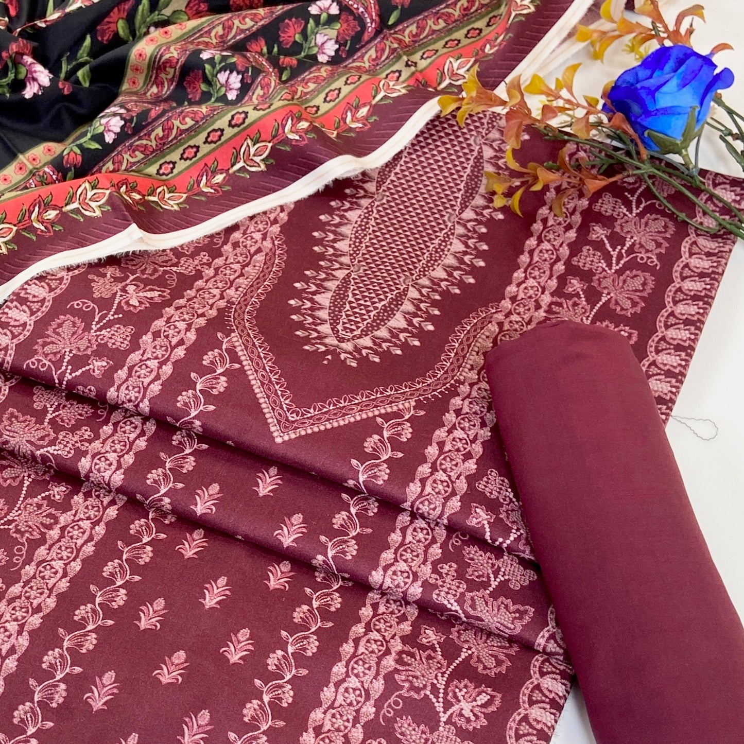 Mausummery Digital Printed Linen 3PC