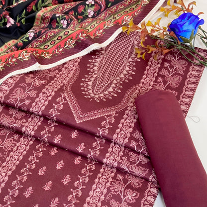 Mausummery Digital Printed Linen 3PC