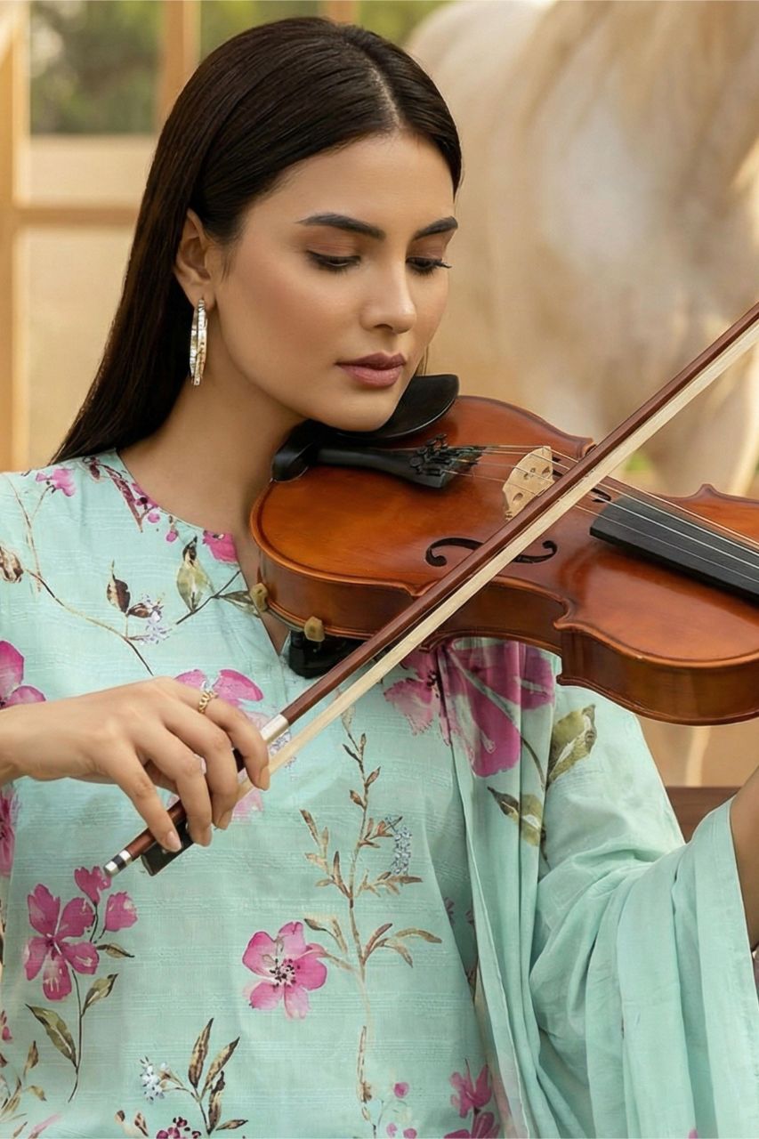 Muskan By Tawakkal Digital Embroidered Lawn 3PC