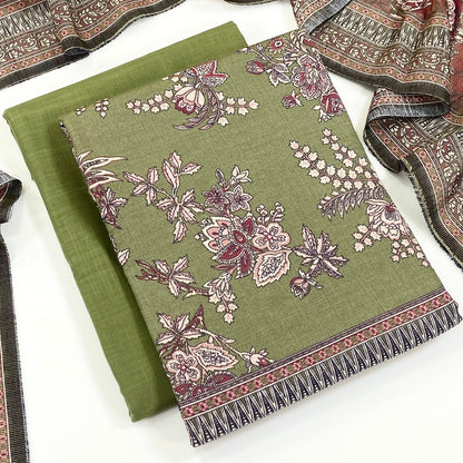 Anaya Noor Printed Chamki Khaddar 3PC