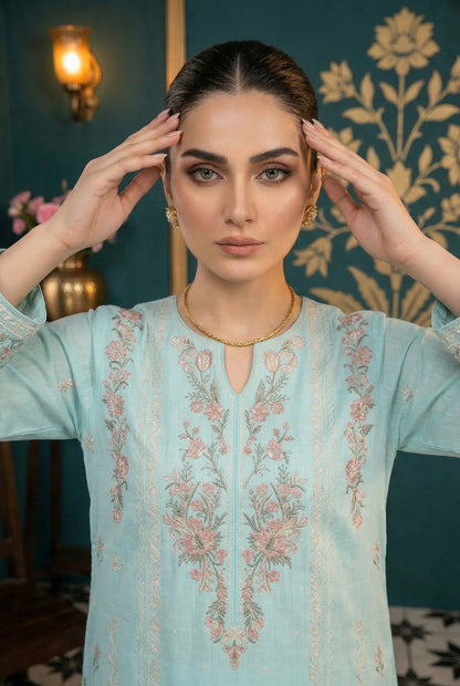Shangrila By Anaya Noor Emb Baroshia Lawn 3PC