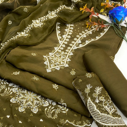 Lazer Kari By Anaya Noor Emb Viscose 3PC