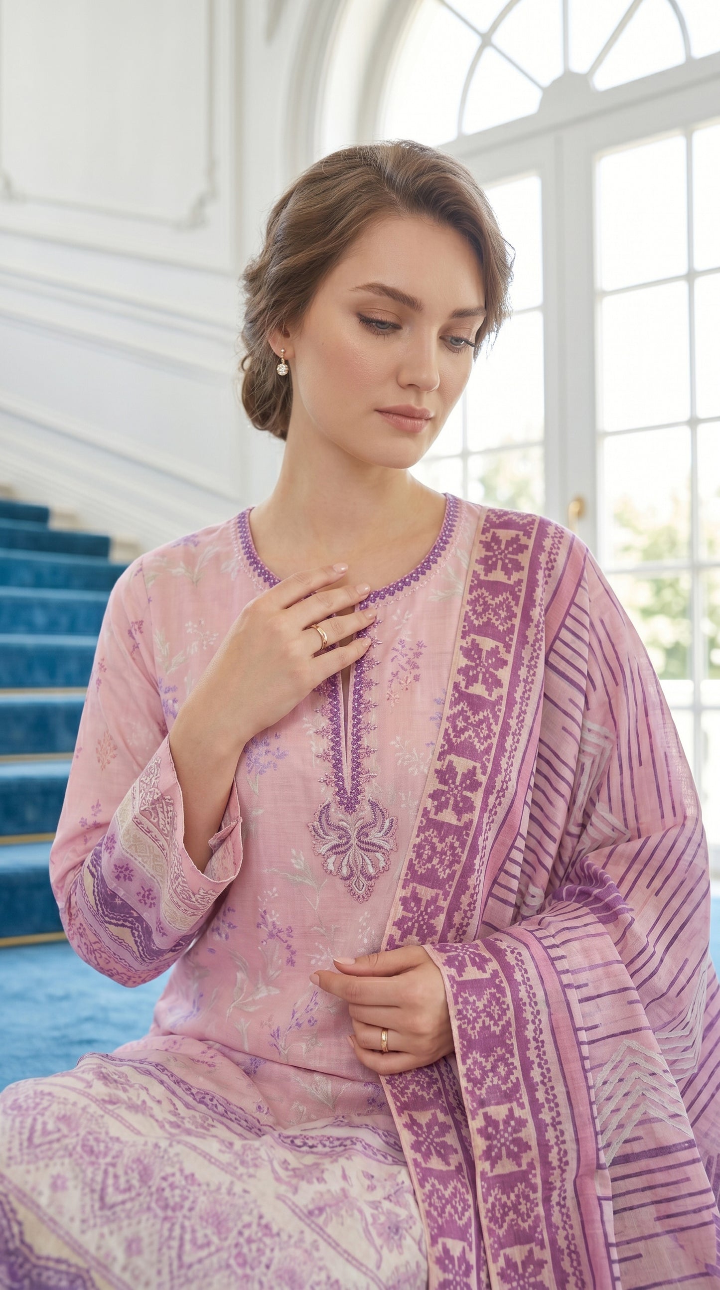 Gulnaar By Anaya Noor Digital Printed Lawn 3PC
