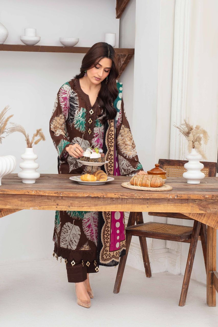 Fabiha By Feroza Digital Printed Lawn 3PC