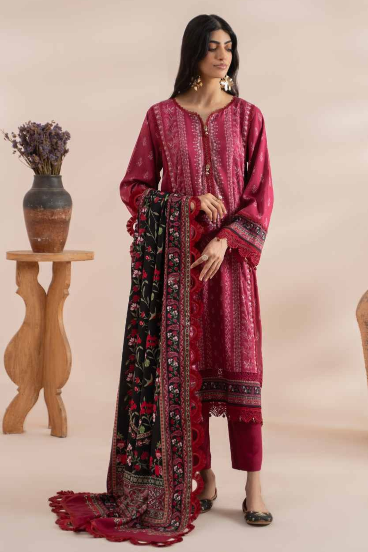 Mausummery Digital Printed Linen 3PC
