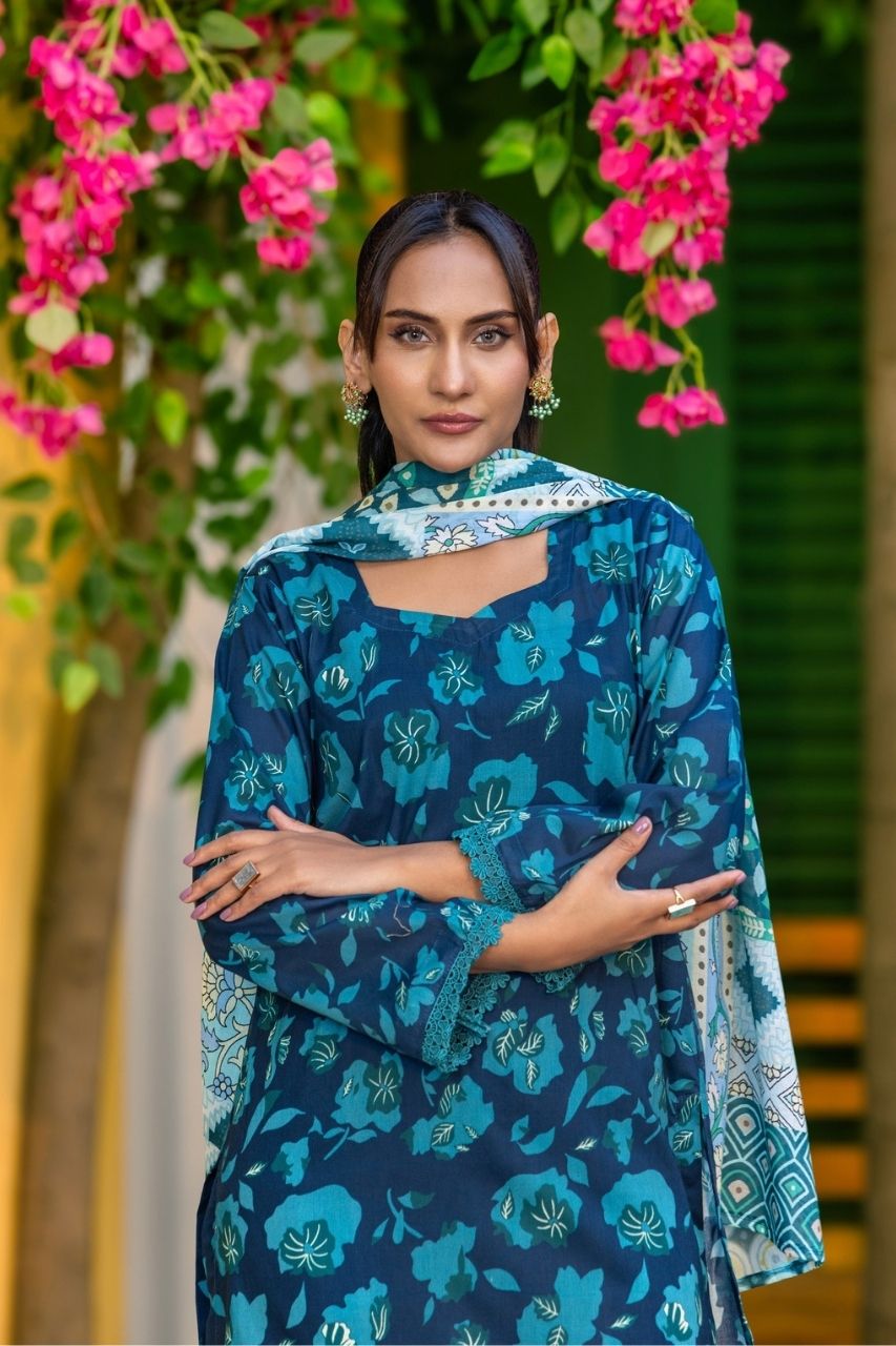 Rangoli By Janan Premium Printed Lawn 3PC