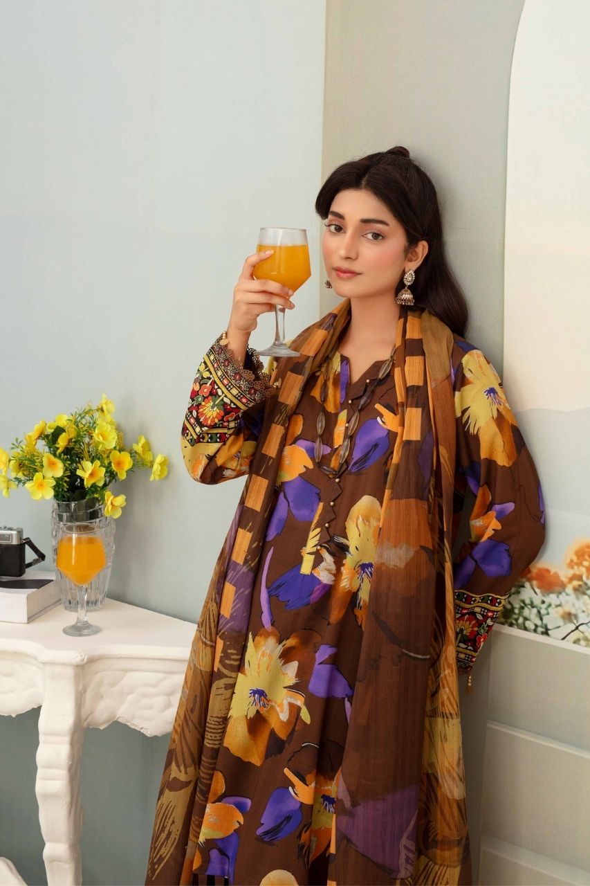 Fabiha By Feroza Digital Printed Lawn 3PC