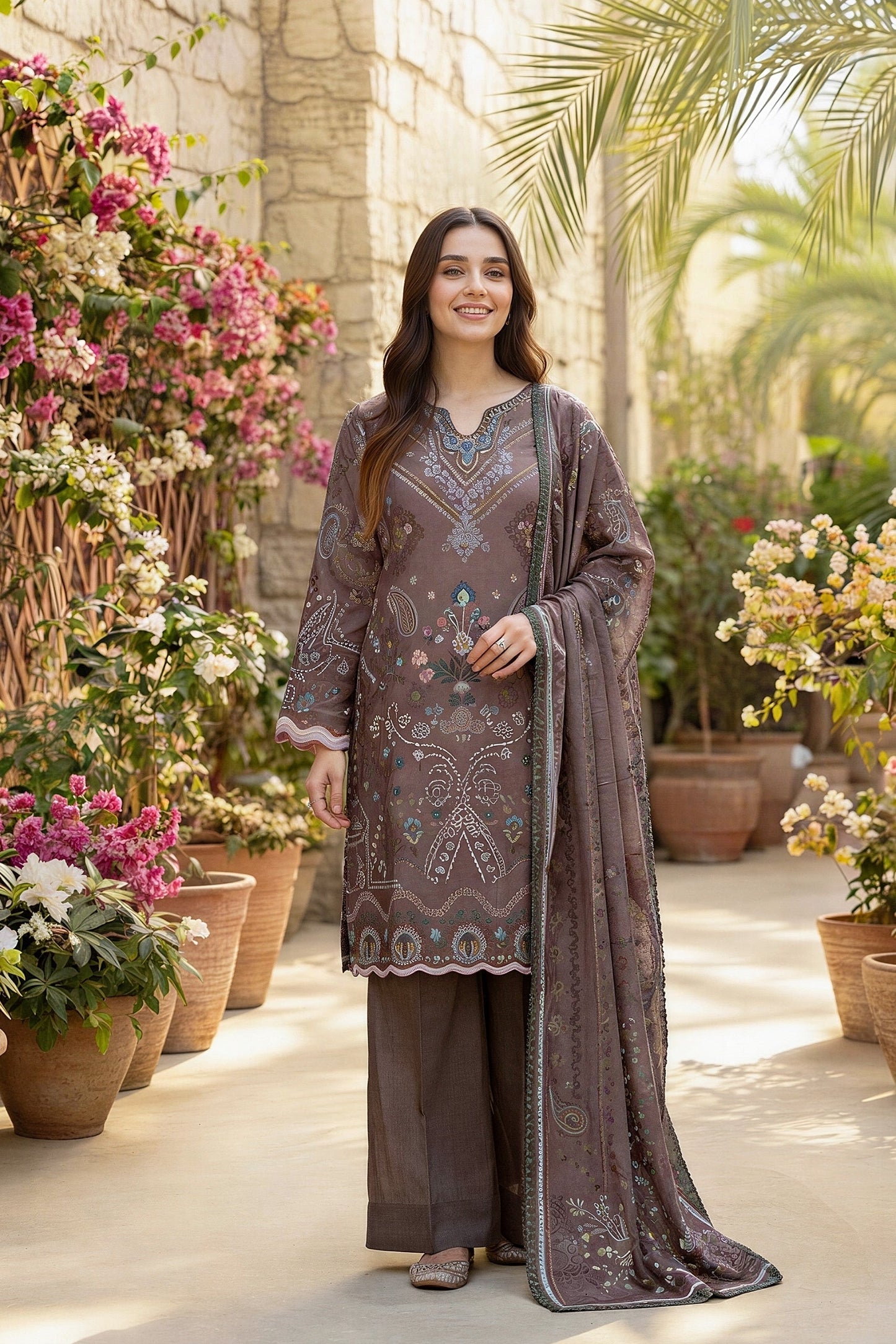 Zync By Florent Digital Printed Lawn 3PC