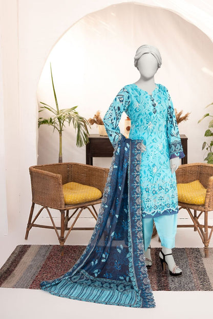 Seher By Almeerah Luxury Printed Embroidered Lawn 3PC