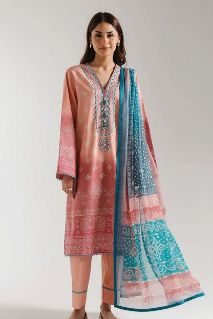 Ethnic Digital Printed Lawn 3PC