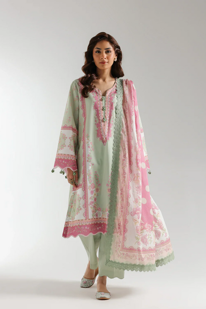 Ethnic Digital Printed Lawn 3PC