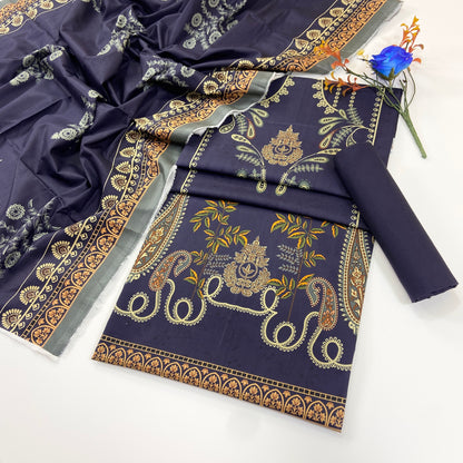 Anaya Noor Digital Printed Cotry Khaddar 3PC