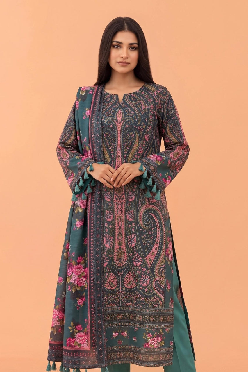 Bonanza Satrangi Digital Printed Khaddar 3PC