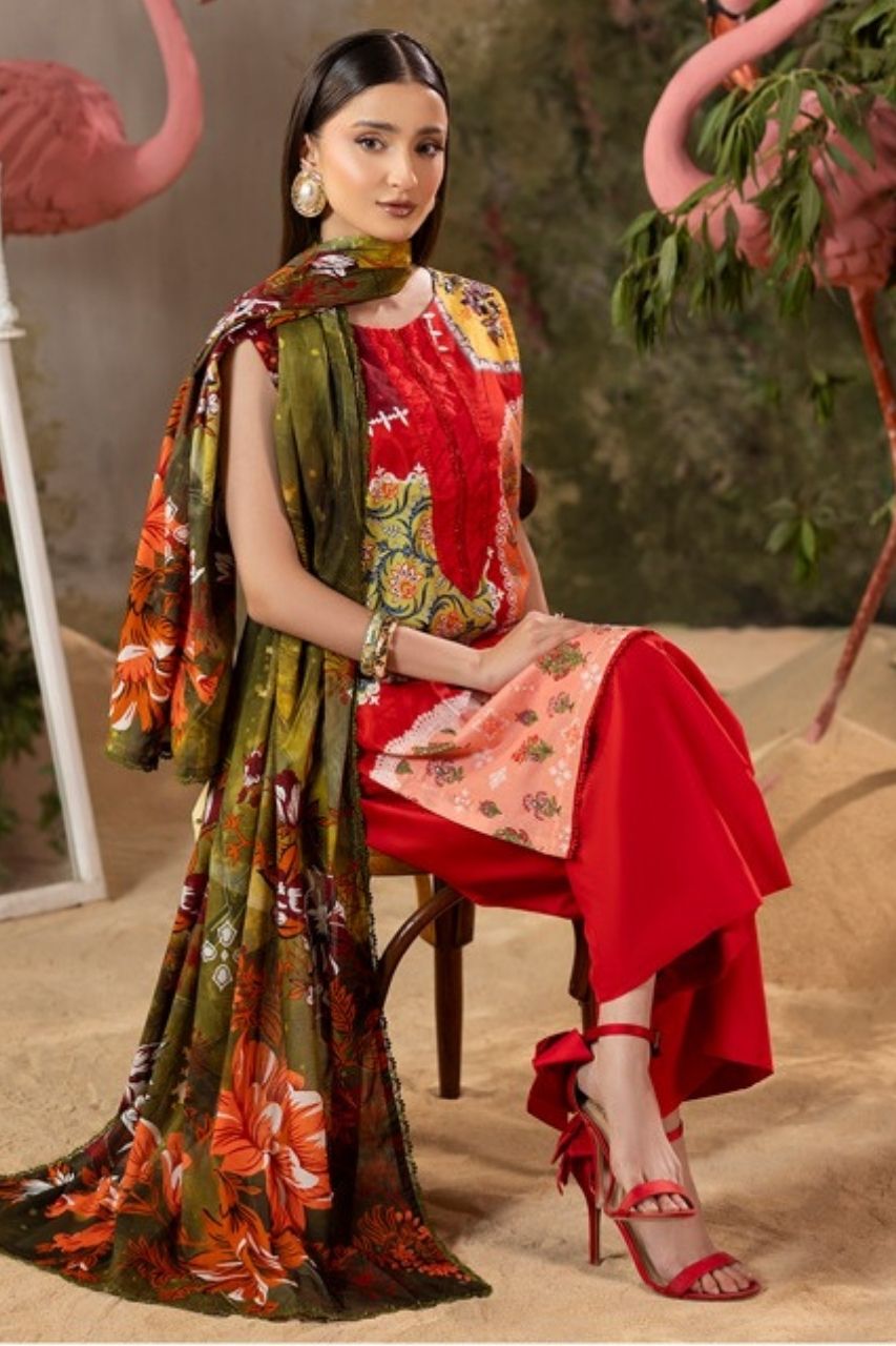 Naghma By Paltar Premium Printed Lawn 3PC