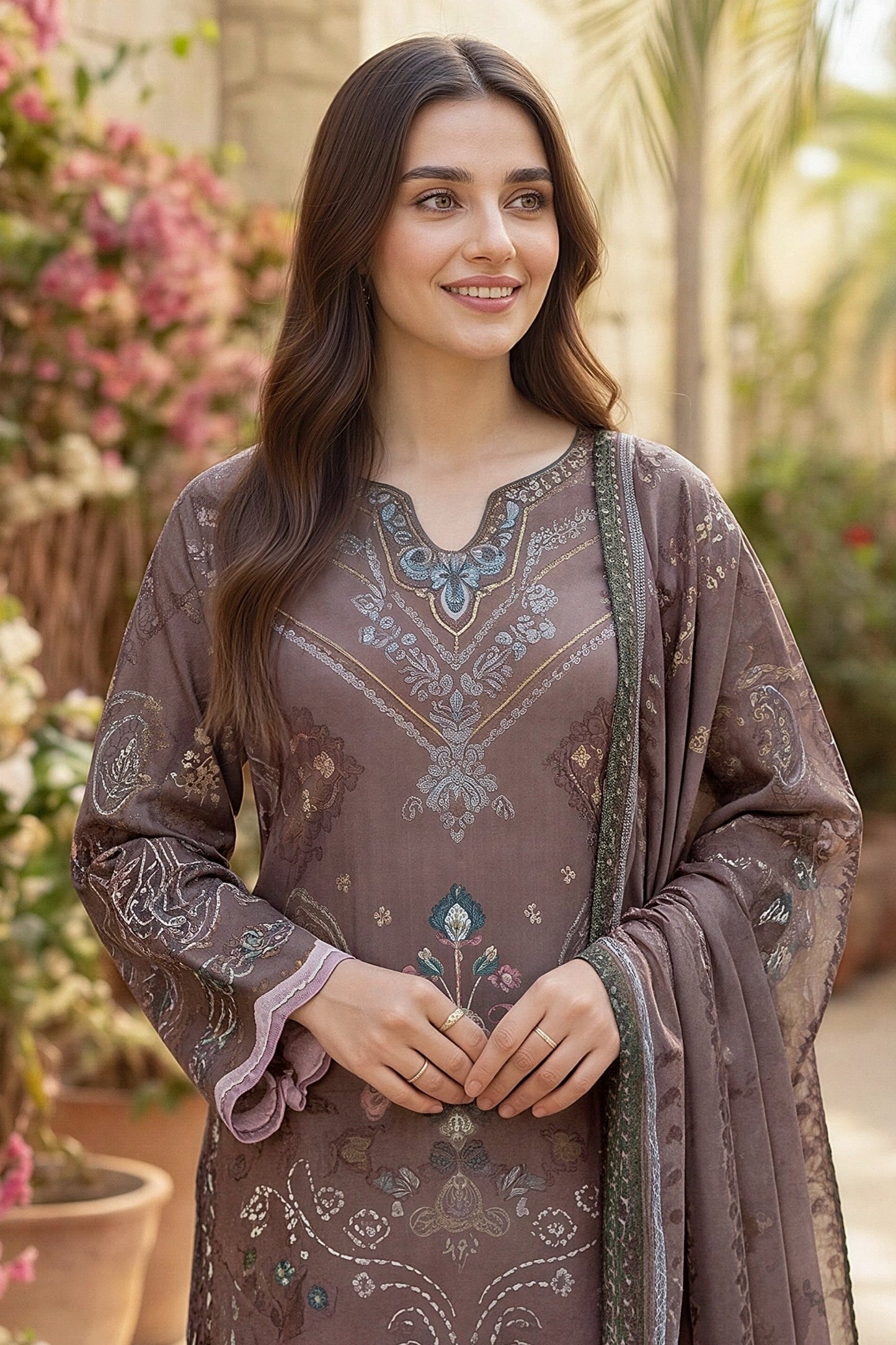 Zync By Florent Digital Printed Lawn 3PC