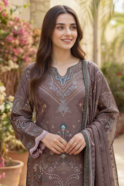 Zync By Florent Digital Printed Lawn 3PC