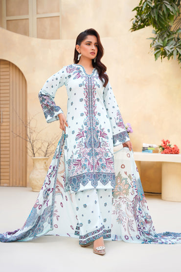Floral By Anaya Noor Digital Printed Lawn 3PC