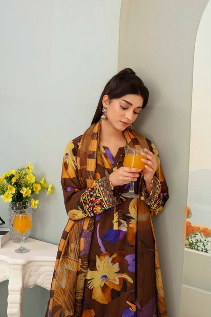 Fabiha By Feroza Digital Printed Lawn 3PC