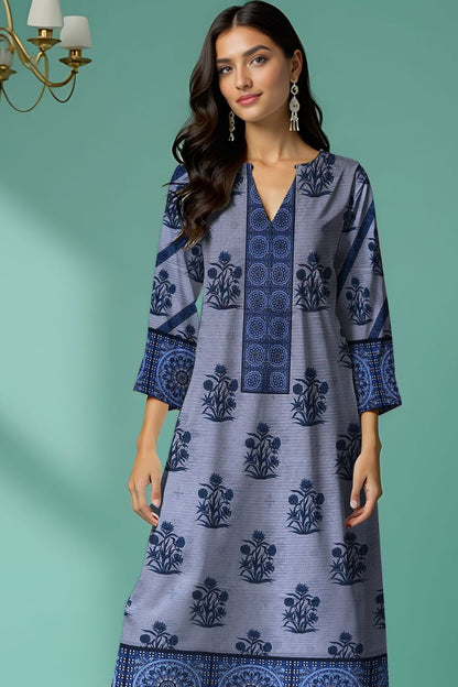 Wania Gold Premium Digital Printed Bana Dora Lawn 2PC