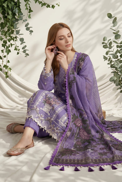 Dewani By Anaya Noor – Embroidered Lawn 3PC