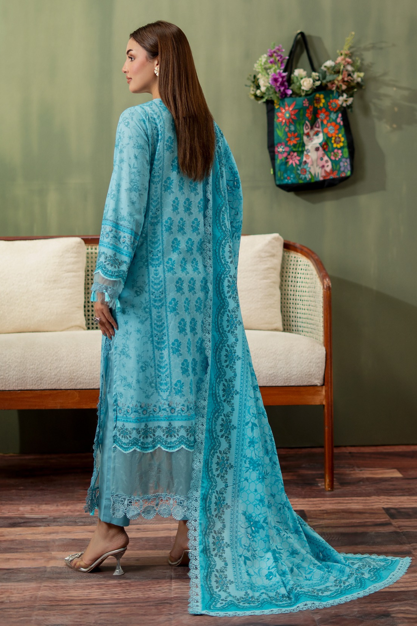 Mausummery Digital Printed Lawn 3PC