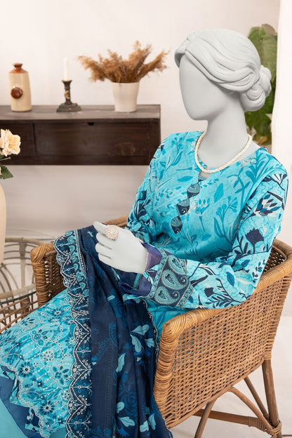 Seher By Almeerah Luxury Printed Embroidered Lawn 3PC