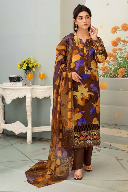 Fabiha By Feroza Digital Printed Lawn 3PC