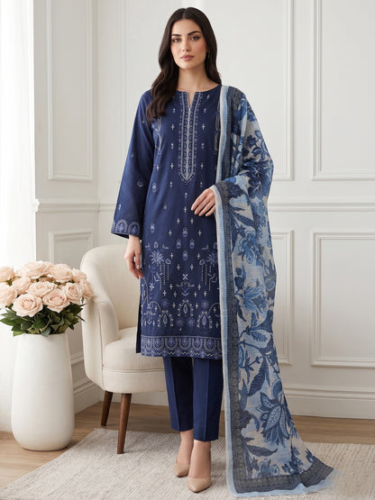 Lakhany Fully Embroidered Lawn 3PC