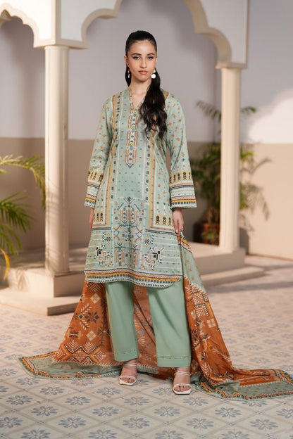 Jacquard By Regalia Digital Printed Lawn 3PC