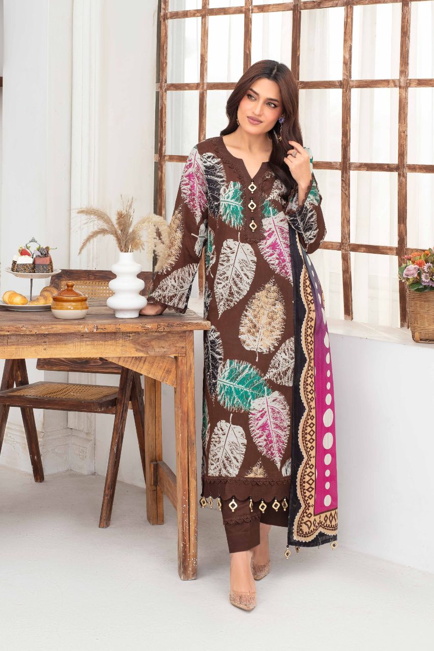 Fabiha By Feroza Digital Printed Lawn 3PC