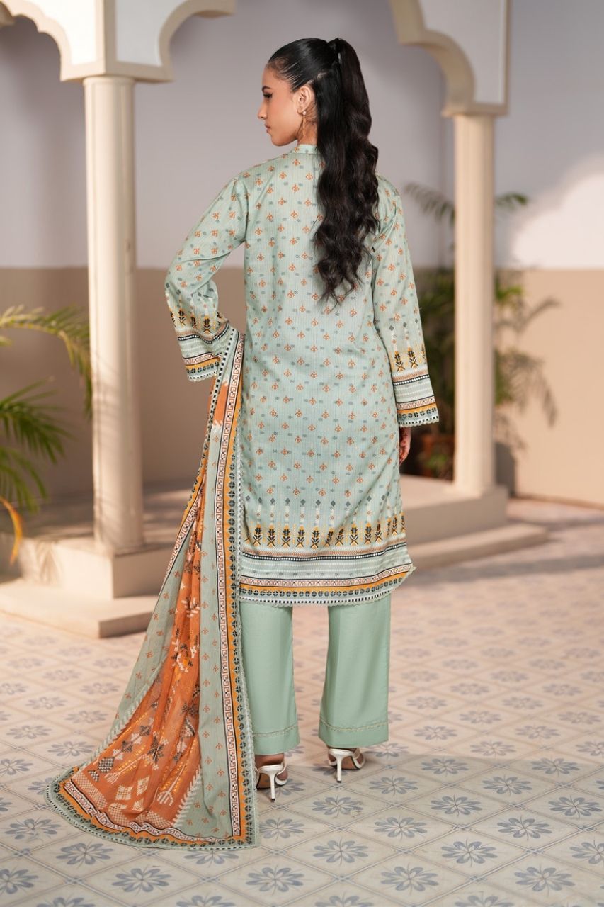Jacquard By Regalia Digital Printed Lawn 3PC