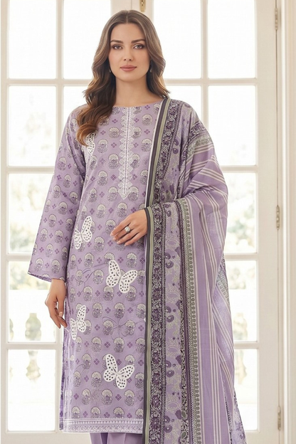 Maliha By Anaya Noor Emb Lawn 3PC