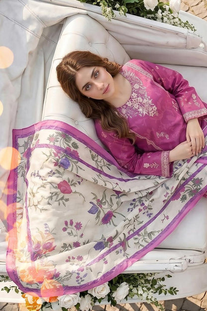 Mashaim Digital Printed Lawn 3PC