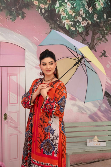 Fabiha By Feroza Digital Printed Lawn 3PC