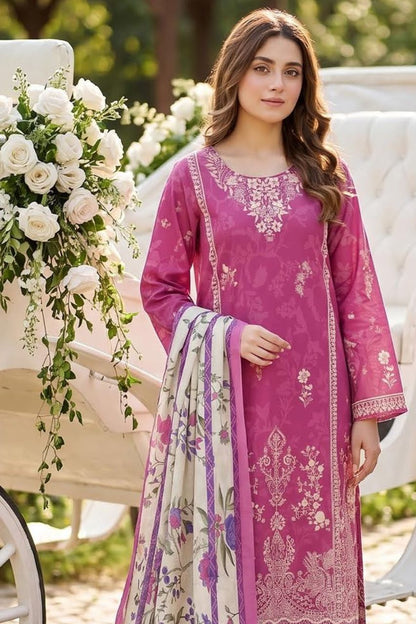Mashaim Digital Printed Lawn 3PC