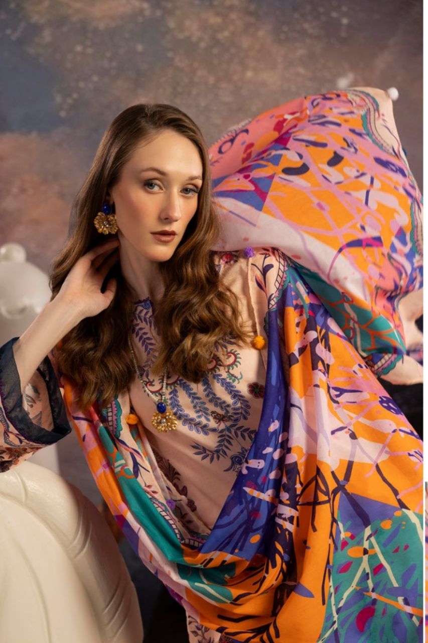 Dill Buro By Paltar Premium Printed Lawn-3PC