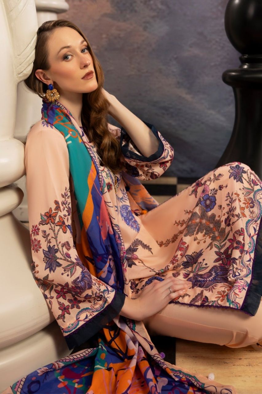 Dill Buro By Paltar Premium Printed Lawn-3PC