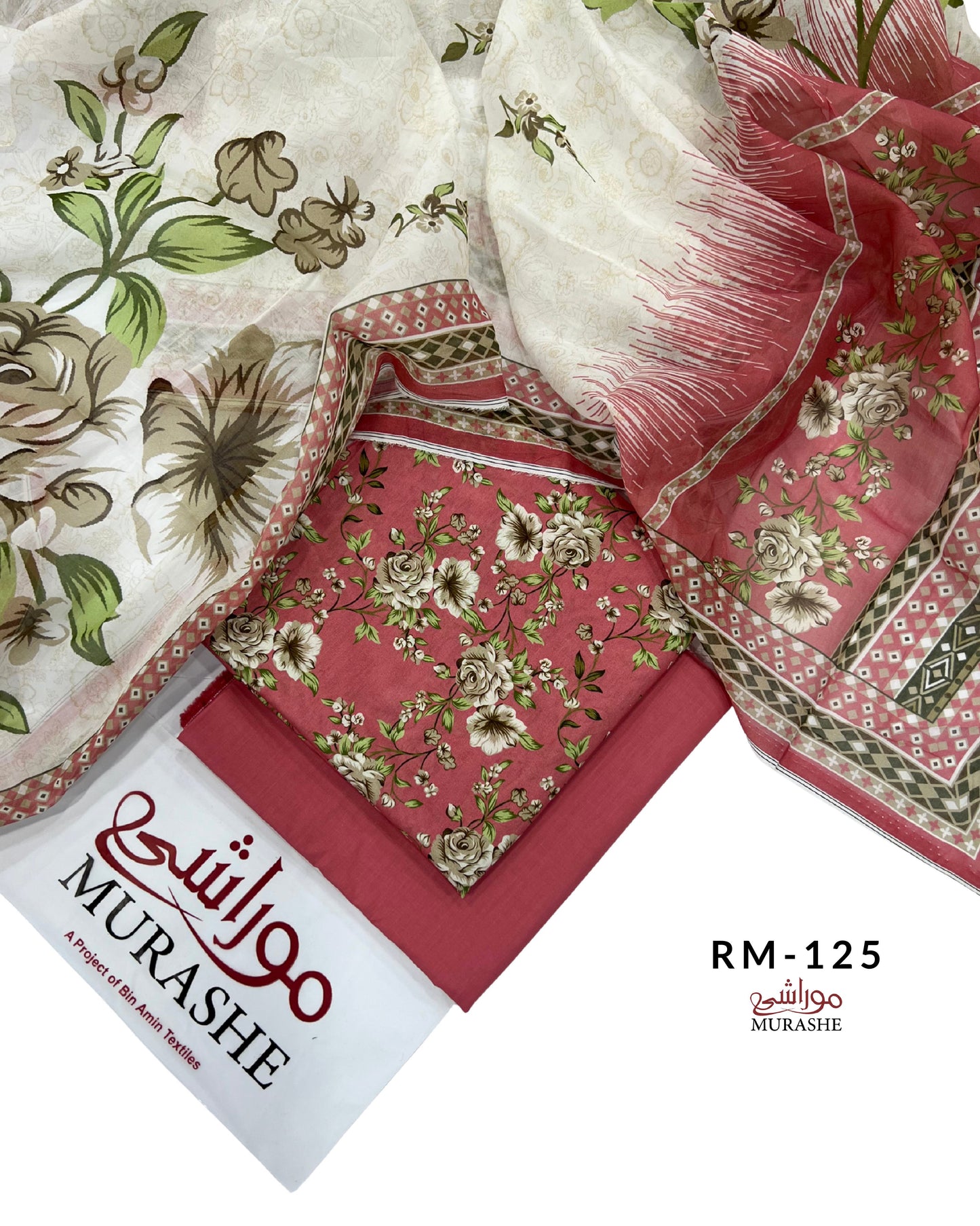 Rijja By Murashe Digital Printed Lawn 3PC