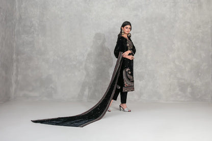 Sincera By Tawakkal Luxury Fancy Emb Cutdana Velvet 3PC