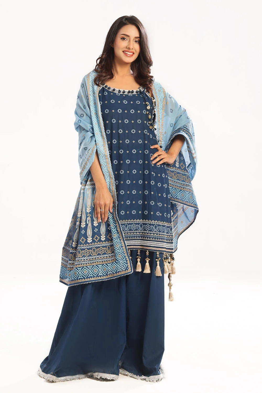 Gul Ahmed Digital Printed Khaddar 3PC
