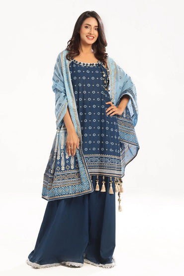 Gul Ahmed Digital Printed Khaddar 3PC