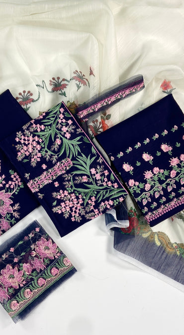 Charizma Embroidered Lawn 3PC