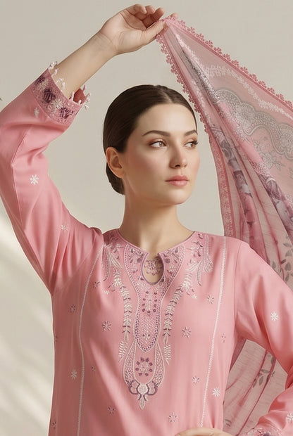 Dewani By Anaya Noor – Embroidered Lawn 3PC