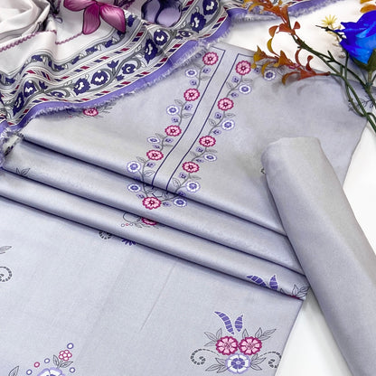 Nirvana By Shanaya Digital Printed Linen 3PC
