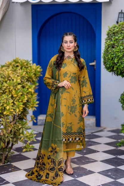 Rangoli By Janan Premium Printed Lawn 3PC