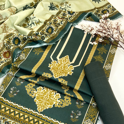 Kayseria Digital Printed Bana Dora Linen 3PC