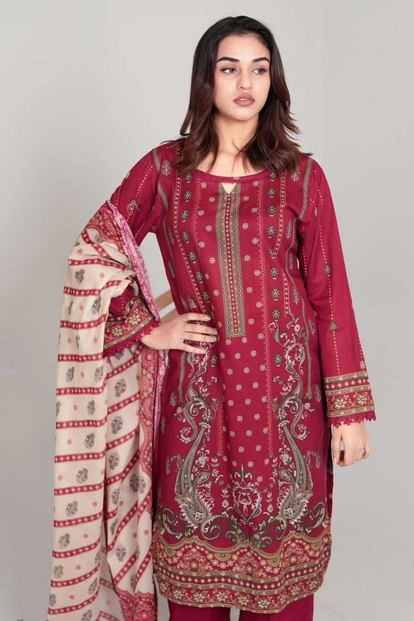 Basant Digital Printed Lawn 3PC