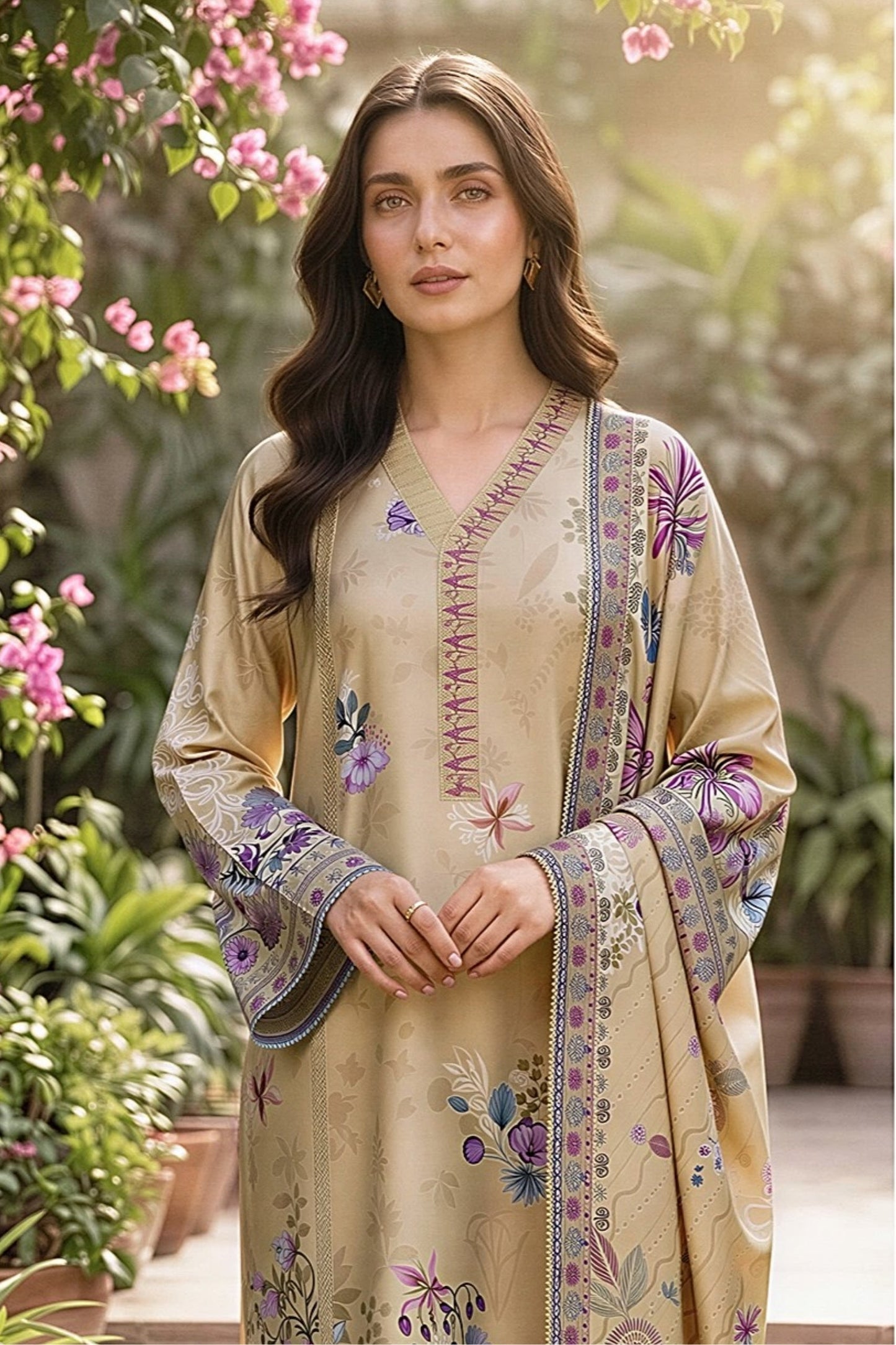 Zync By Florent Digital Printed Lawn 3PC