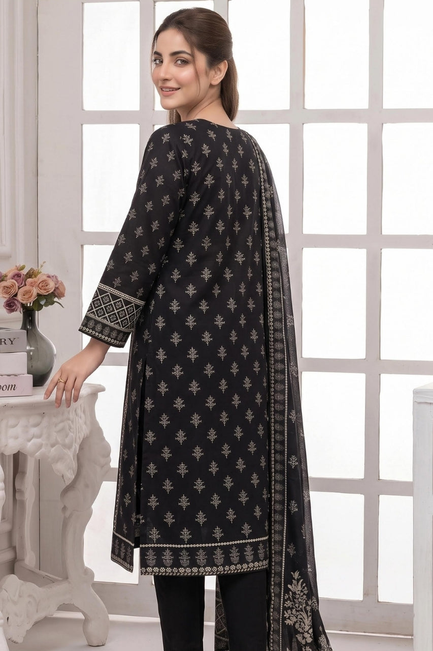Mashaim Digital Printed Khaddar 3PC
